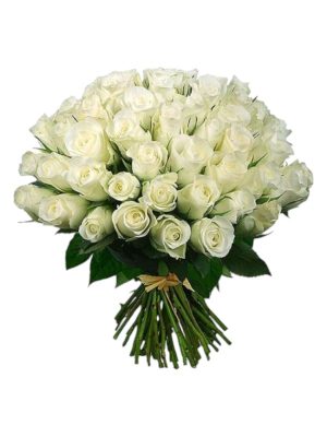 ΑΝΘΟΔΕΣΜΗ ΜΕ 70 ΛΕΥΚΑ ΤΡΙΑΝΤΑΦΥΛΛΑ