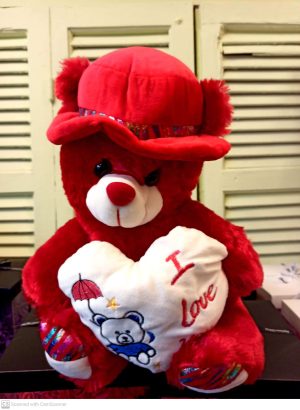 Λούτρινο αρκουδάκι TEDY BEAR I LOVE YOY Θεσσαλονίκη | online ανθοπωλείο ανθοδημιουργίες Τούμπα θεσσαλονίκη