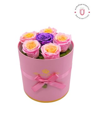 ETERNITY ROSES ΘΕΣΣΑΛΟΝΙΚΗ PINK PURPLE | Online Ανθοπωλείο Ανθοδημιουργίες Τούμπα Θεσσαλονίκη