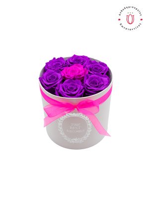 ETERNITY ROSES PURPLE PINK Θεσσαλονίκη | Online Ανθοπωλείο Ανθοδημιουργίες Τούμπα Θεσσαλονίκη