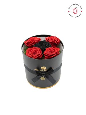 ETERNITY ROSES BLACK RED στη Θεσσαλονίκη | Online Ανθοπωλείο Ανθοδημιουργίες Τούμπα Θεσσαλονίκη