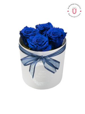 4 EVER ROSES BLUE IN A BOX