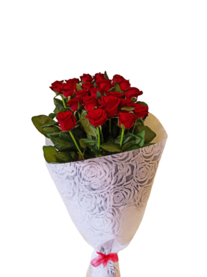 Ανθοδέσμη με 21 Κόκκινα Τριαντάφυλλα | Ανθοπωλείο Ανθοδημιουργίες Τούμπα Θεσσαλονίκη
