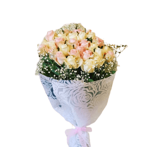 Ανθοδέσμη με τριαντάφυλλα για Χρόνια Πολλά και Γενέθλια Ανθοπωλείο Ανθοδημιουργίες Τούμπα Θεσσαλονίκης