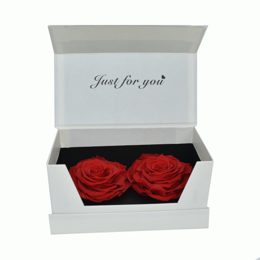 Flowers in a box ETERNITY ROSES RED IN A BOX Thessaloniki | Florist florist Creations Toumba Thessaloniki