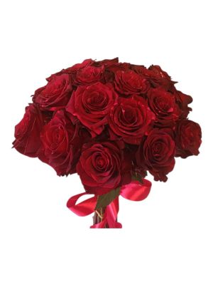 ανθοδέσμη με 20 κόκκινα τριαντάφυλλα