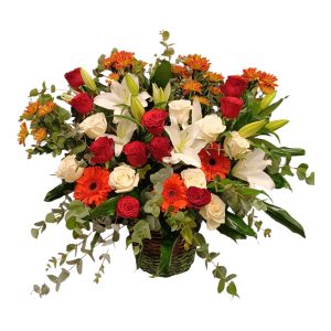 φθινοπωρινή σύνθεση Λουλουδιών