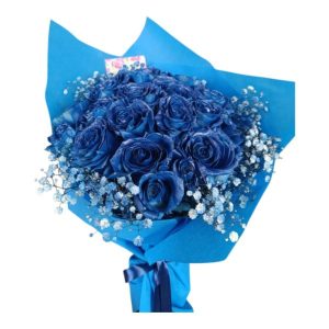 Ανθοδέσμη με 23 Μπλε Τριαντάφυλλα Εκουαδόρ